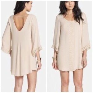 ASTR the label off white shift mini dress